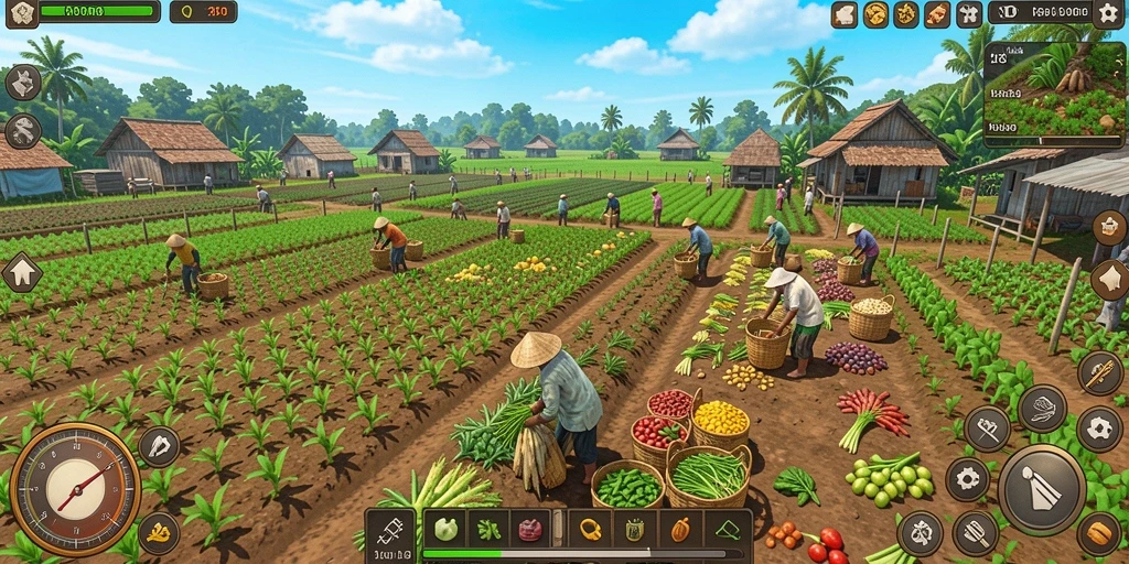 Karakter dengan desain unik dan menarik.