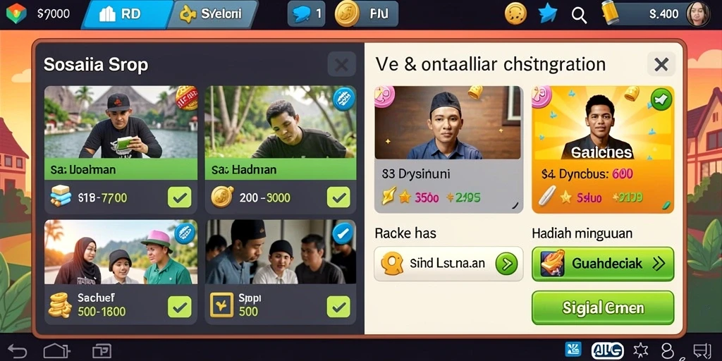 Fitur bonus harian yang menguntungkan bagi pengguna.
