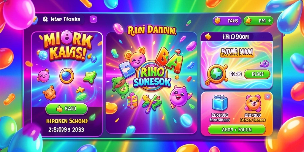 Grafis yang indah dan penuh warna.