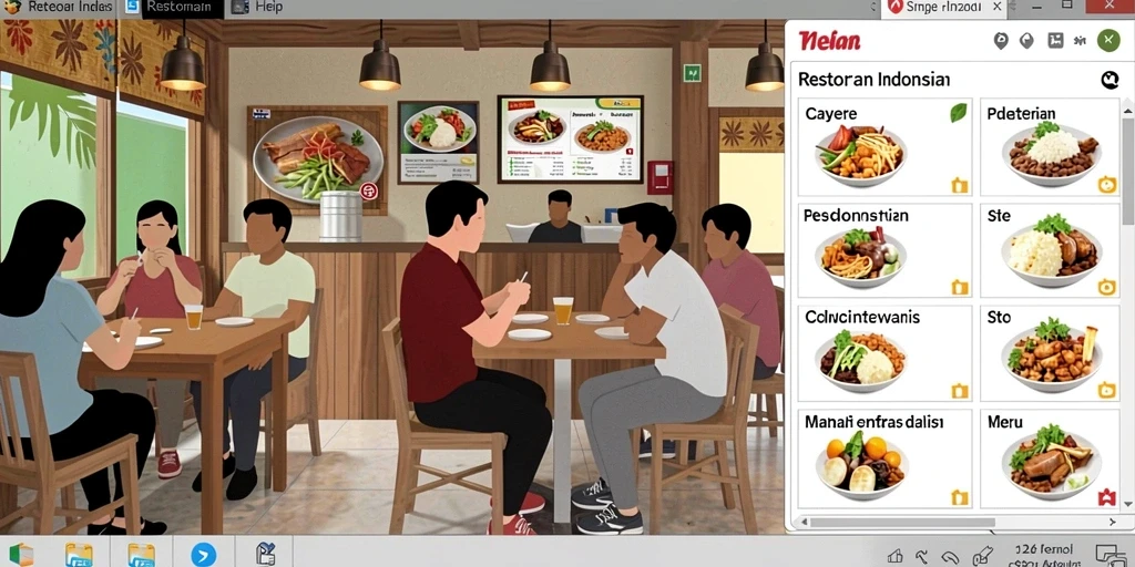 Grafis detail dari lingkungan yang menakjubkan.